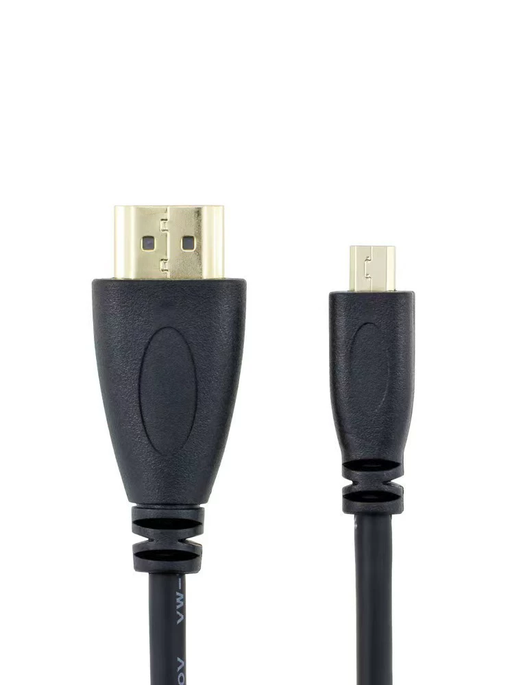 Thích hợp cho cáp micro HDMI sang HDMI, cáp độ phân giải cao để kết nối máy tính, TV và điện thoại di động, cáp HDMI phiên bản 1.4