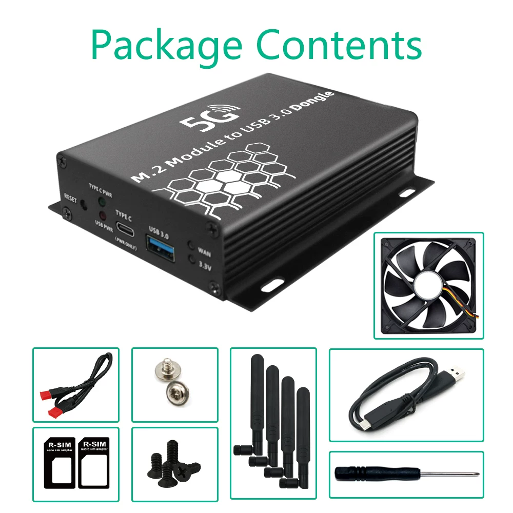 Máy tính công nghiệp M.2 key B mô-đun card mạng không dây giao tiếp 5G sang card chuyển đổi USB3.0 bảng chuyển đổi TYPE-C