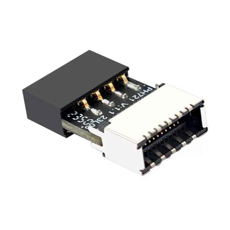 Bo mạch chủ USB2.0 9PIN sang TYPE-E bộ chuyển đổi cáp khung máy tính bảng điều khiển phía trước TYPE-C