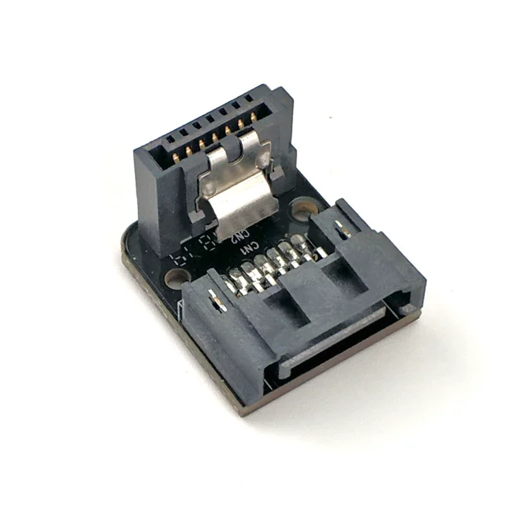 Ổ cứng SATA giao diện adapter cổng SATA 7PIN hướng ngược 90 độ kết nối xoay DIY công cụ nối dây