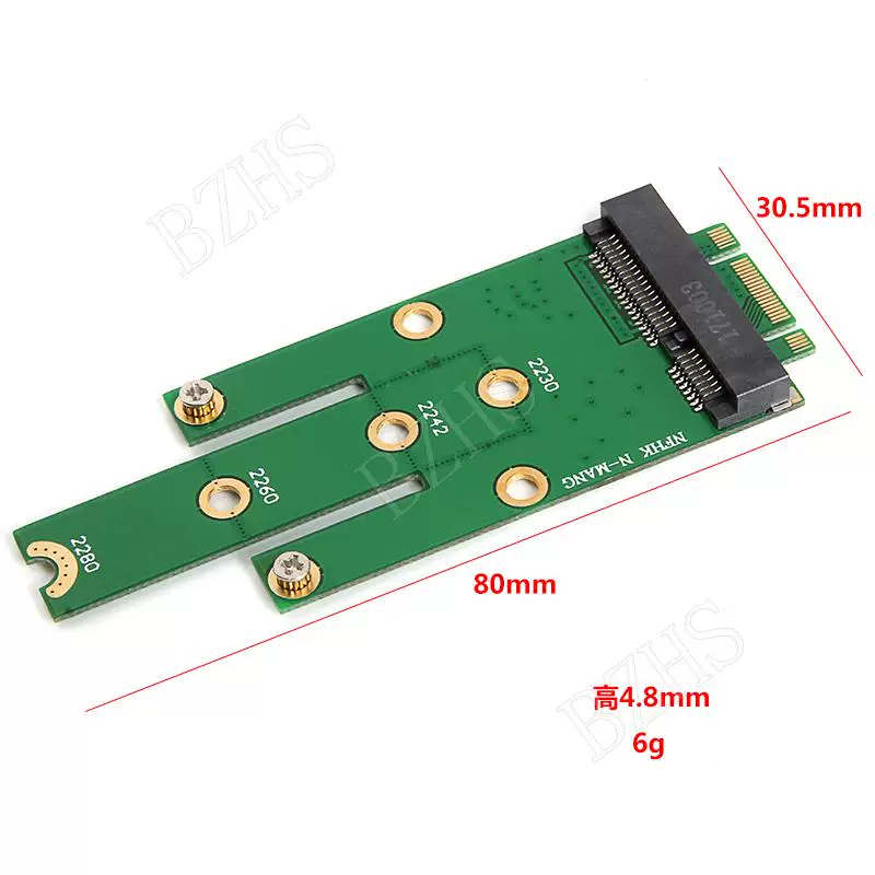 Ổ cứng msata sang bo mạch chủ ngff m.2 giao diện ngff m.2 sang thẻ chuyển đổi ổ cứng thể rắn msata