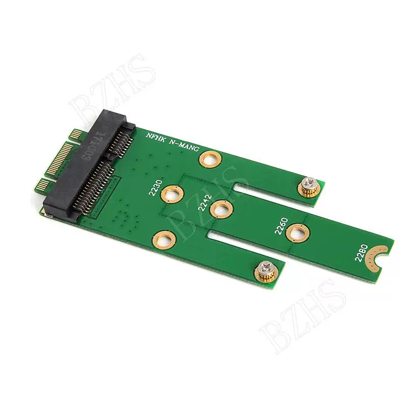 Ổ cứng msata sang bo mạch chủ ngff m.2 giao diện ngff m.2 sang thẻ chuyển đổi ổ cứng thể rắn msata