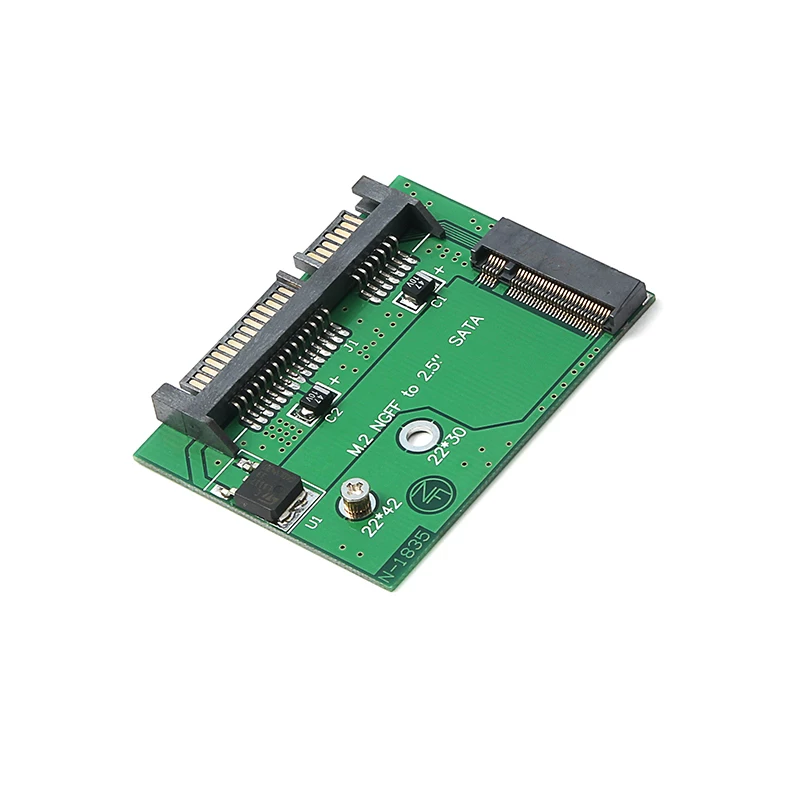 Ổ đĩa thể rắn SSD M.2 sang thẻ chuyển đổi 2.5inch SATA3 M.2 sang 2.5 SATA nửa chiều cao
