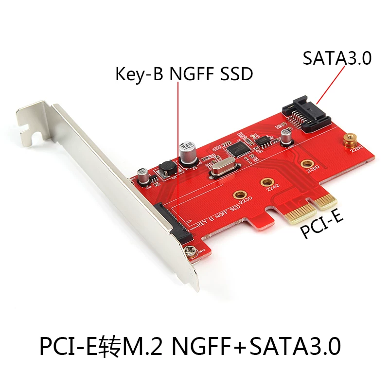 Card mở rộng PCI-E sang M.2 PCI-E pcie sang m.2 ssd card mở rộng SATA3.0
