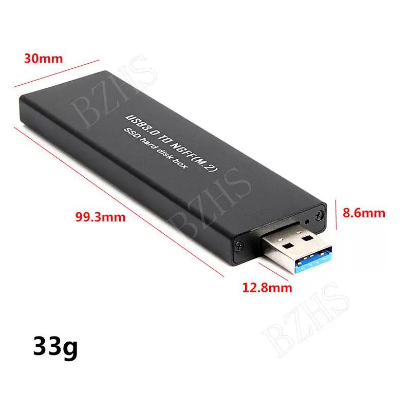 Ổ cứng thể rắn giao diện NGFF M.2 sang USB3.0 M.2 sata sang thẻ chuyển đổi USB3.0 b-key