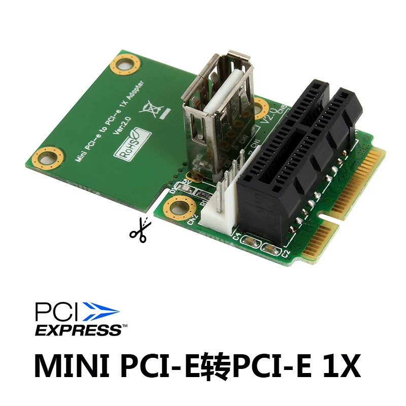 Thẻ chuyển đổi Mini PCI-E sang PCI-E, thẻ chuyển đổi PCI-E 1X sang Mini PCI-E