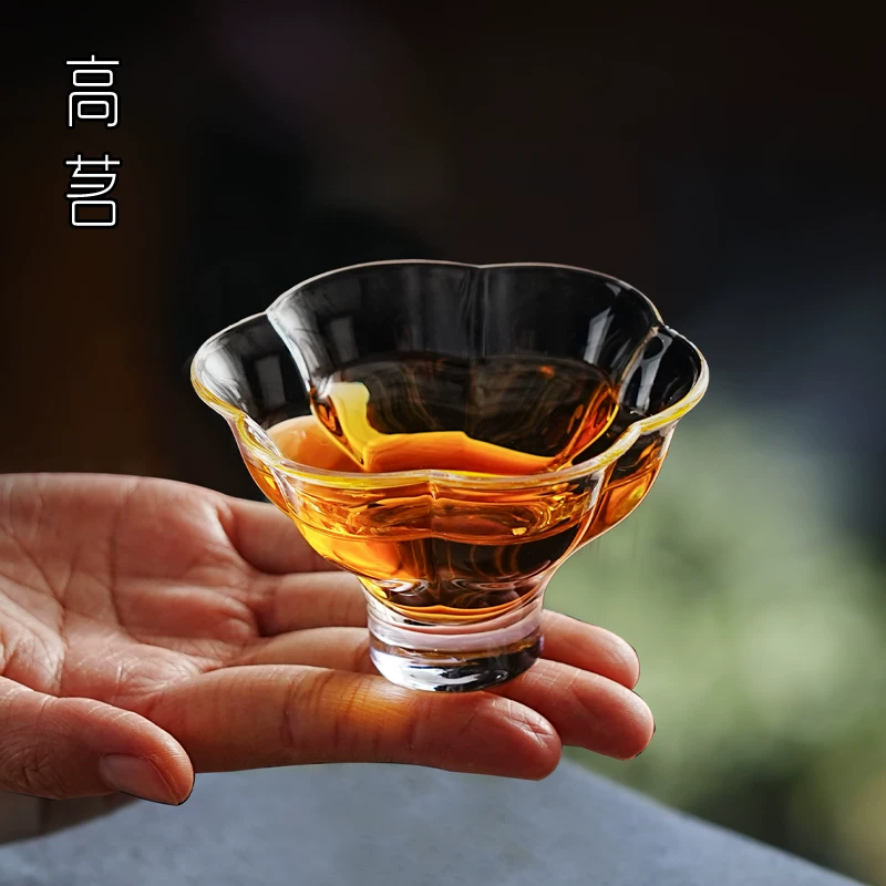 Ly trà tre cao cấp mẫu mới 2025, ly trà sáng tạo dành cho nữ, ly dùng cá nhân, ly nghệ thuật tinh tế, mang lại cảm giác sang trọng