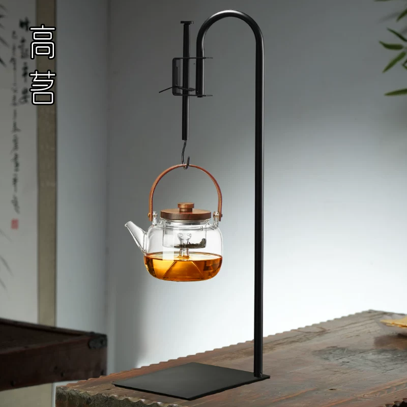 Bộ pha trà mẫu mới 2025 dùng trong nhà, có ấm trà treo tường và phụ kiện để tụ tập quanh bếp.