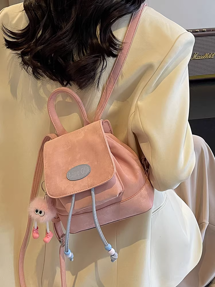 Ba lô nữ 2025 thời trang cao cấp, đa năng, phong cách Hàn Quốc, kiểu túi xách đeo vai, nhẹ, thích hợp đi du lịch