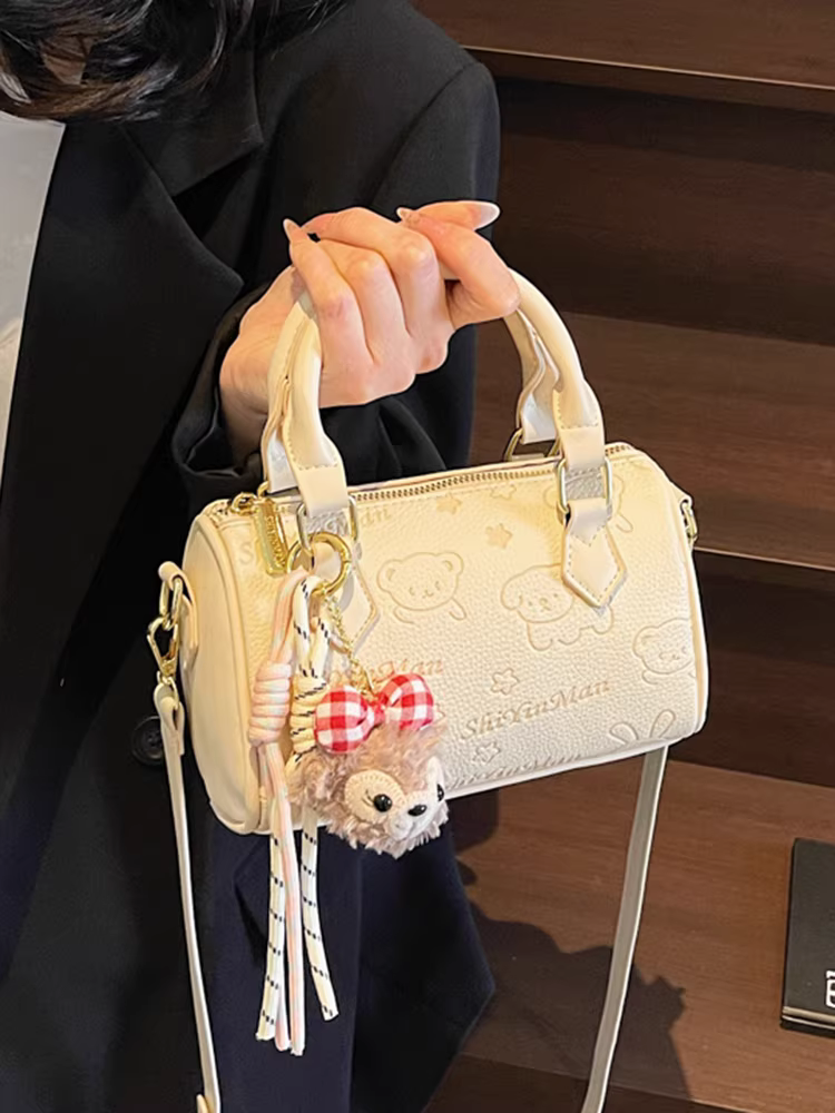 Túi Boston nữ hot nhất năm nay, mẫu túi đeo chéo độc đáo hè 2025, túi xách kiểu Hàn Quốc bán chạy, túi gối.