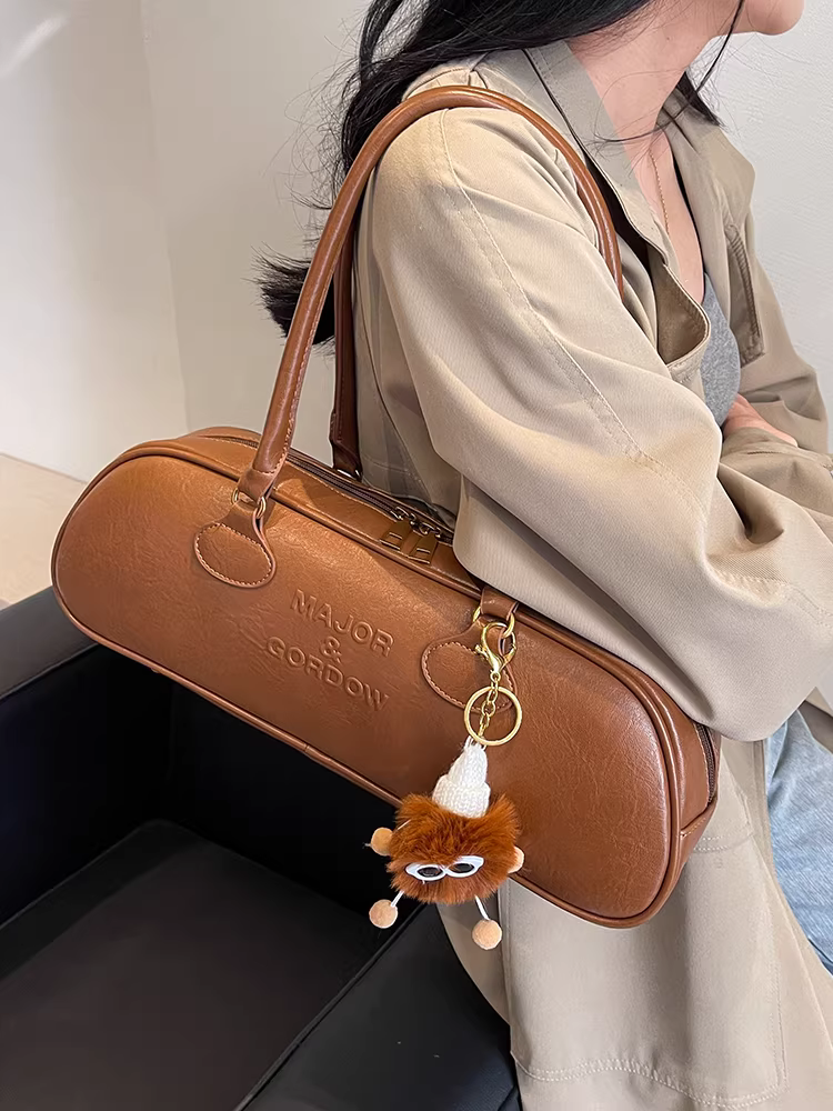 Túi đeo nách nữ dung tích lớn kiểu mới 2025, túi cao cấp độc đáo, phong cách retro, túi xách đeo vai đang thịnh hành