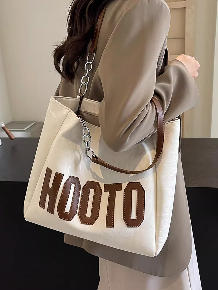 Túi xách nữ cỡ lớn kiểu mới 2025 thiết kế cao cấp độc đáo dành cho sinh viên, đi học, đi làm, đeo vai, kiểu tote