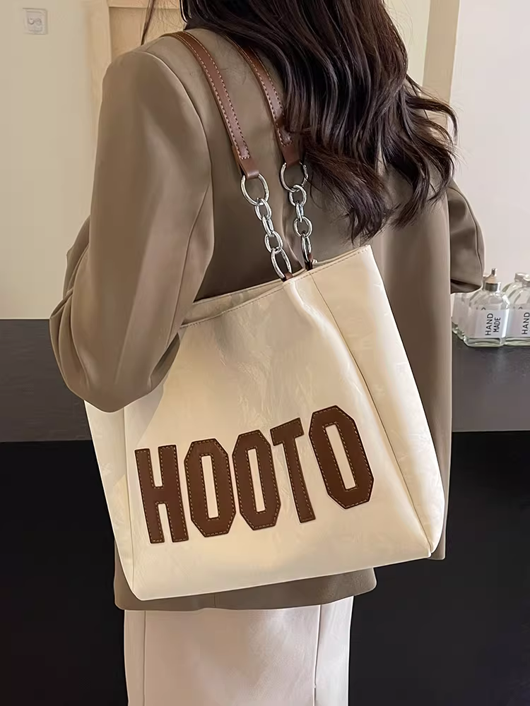 Túi xách nữ cỡ lớn kiểu mới 2025 thiết kế cao cấp độc đáo dành cho sinh viên, đi học, đi làm, đeo vai, kiểu tote