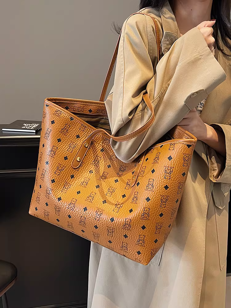 Túi đeo chéo nữ cỡ lớn phong cách retro, đa năng, thích hợp đi làm, đi chơi, mẫu mới xuân hè 2025