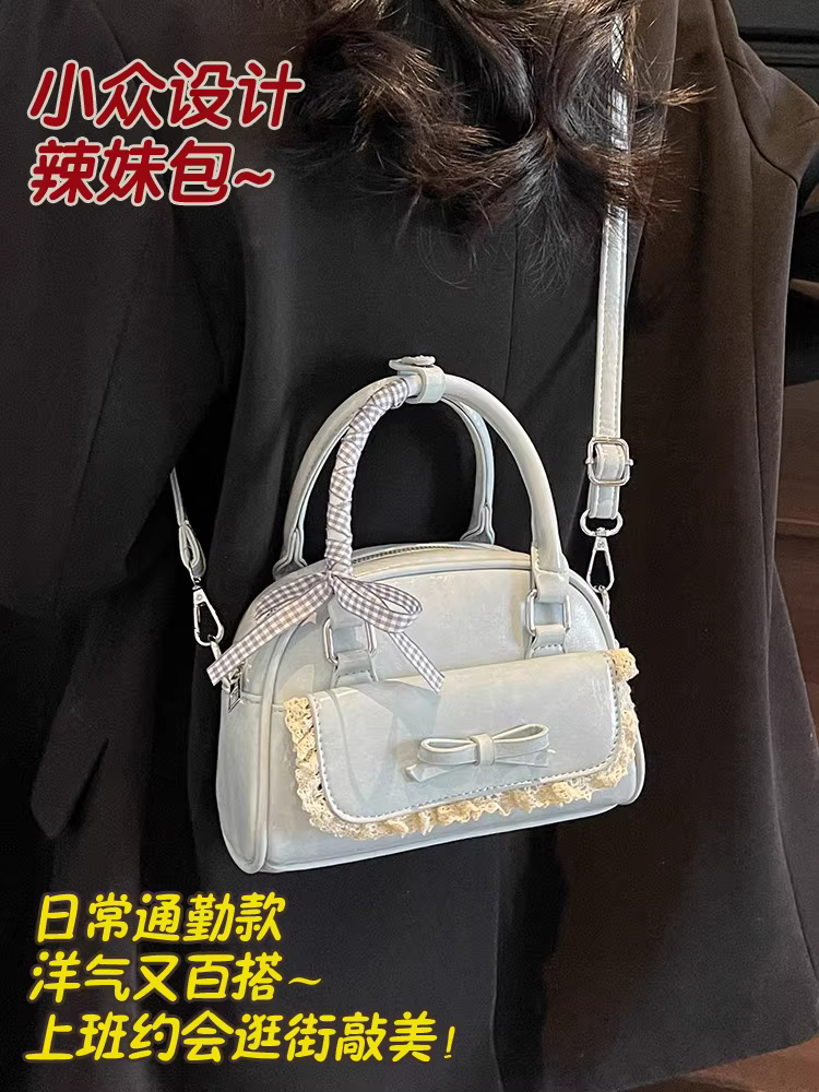 Túi nhỏ cao cấp và thời trang dành cho nữ, mẫu thiết kế độc đáo mùa hè 2025, túi đeo chéo, túi bowling cầm tay.