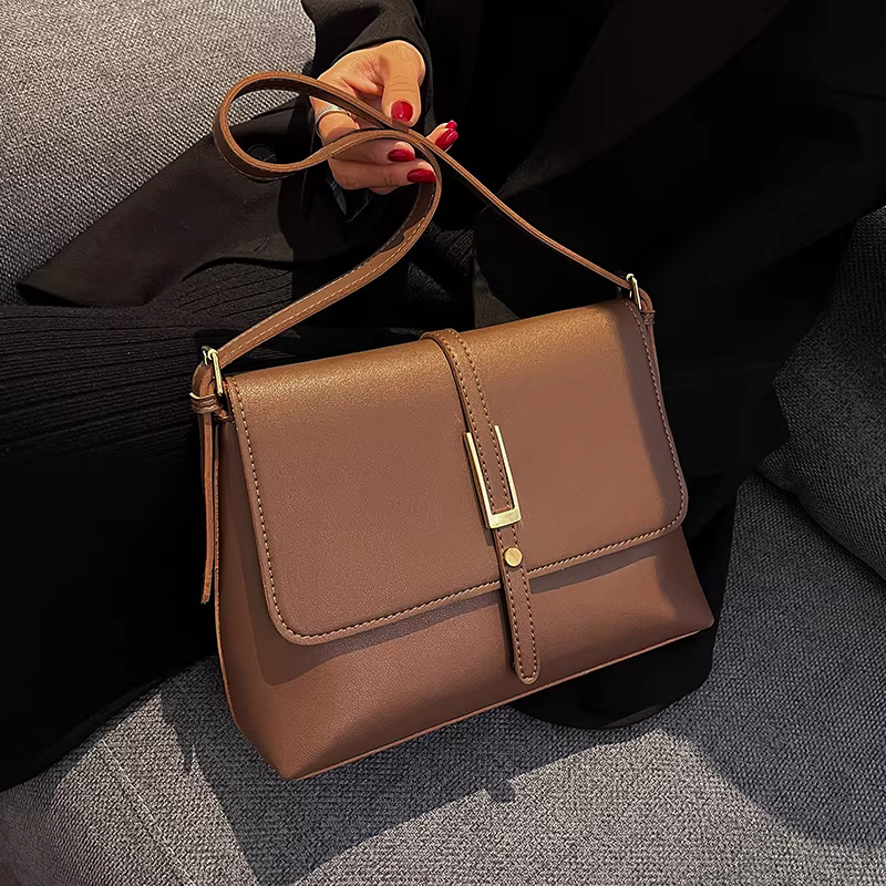 Túi xách nữ cỡ lớn 2025 mẫu xuân hè mới, đa năng, đơn giản, đeo chéo, chất liệu cao cấp, sang trọng, đeo vai/nách