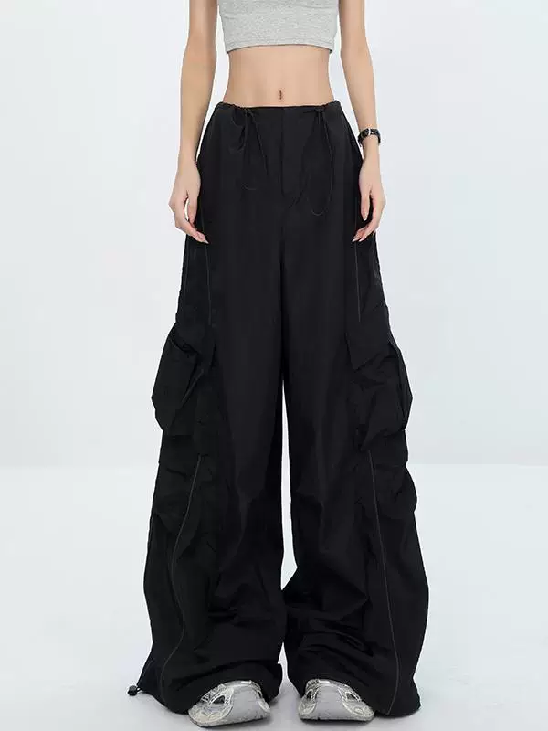 KEN STUDIO phong cách mùa hè mới quần khiêu vũ nhạc jazz hot girl quần lính dù quần cargo nhanh khô