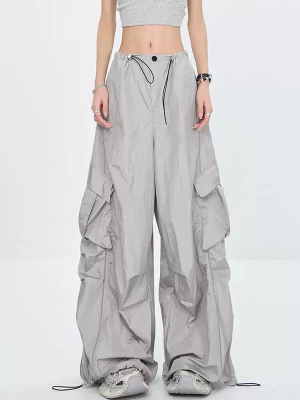 KEN STUDIO phong cách mùa hè mới quần khiêu vũ nhạc jazz hot girl quần lính dù quần cargo nhanh khô