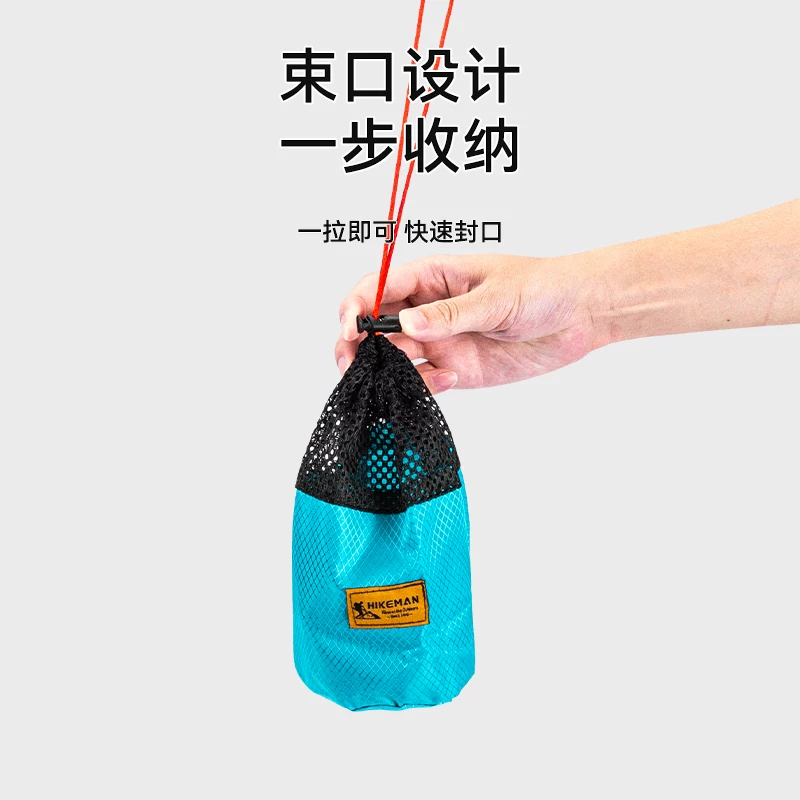Túi đựng đồ cắm trại ngoài trời, túi dây rút đựng đồ linh tinh, khóa dây gió cho thiết bị di động, túi đựng đồ nhỏ, túi vải, túi lưới
