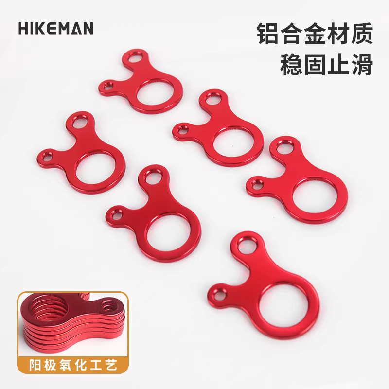 Dây buộc lều ngoài trời chống gió, chống trơn trượt, khóa điều chỉnh nhanh bằng hợp kim nhôm, phụ kiện dây buộc mái che