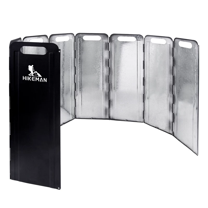 Tấm chắn gió cho bếp ngoài trời để cắm trại, bếp cassette, tấm che chắn gió cao và lớn, vỏ dạng màn gấp di động