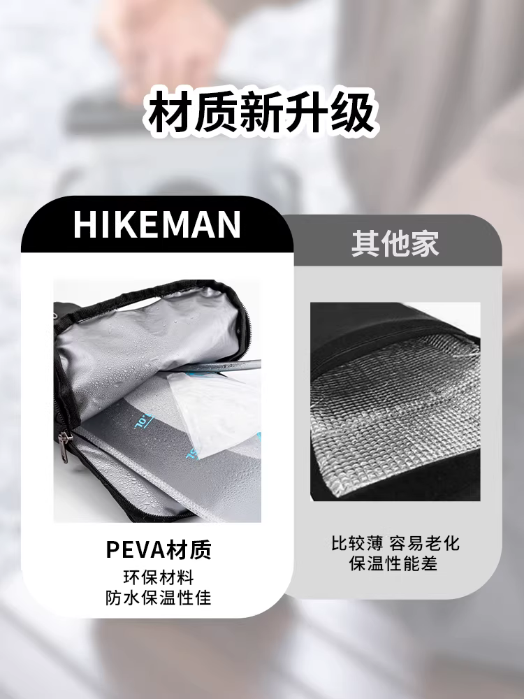 Túi đựng nước uống ngoài trời, túi cách nhiệt, vỏ bảo vệ chống bỏng và giữ lạnh di động, leo núi, đi bộ đường dài, xuyên quốc gia, dày dặn, chống đông, túi bảo vệ chống mài mòn