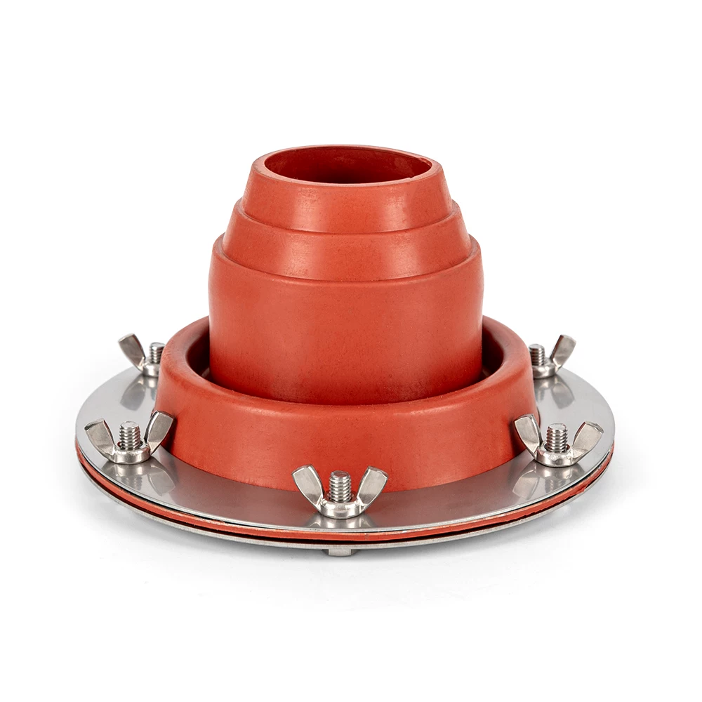 Phụ kiện ống khói lò củi cắm trại ngoài trời, vòng silicon cách nhiệt chịu nhiệt cao, chống bỏng