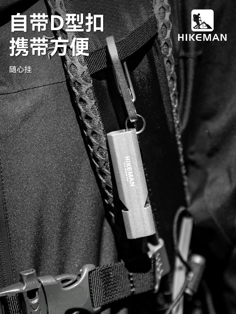 Còi cứu hộ ngoài trời, còi huấn luyện tần số cao cực lớn, còi cứu hộ bằng hợp kim nhôm có âm thanh nổ cao decibel