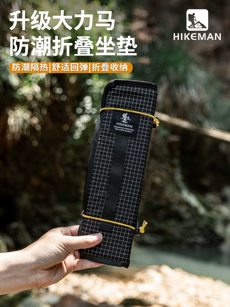 Đệm chống nước có thể gập lại ngoài trời, dày và chống mài mòn, thảm chống ẩm để đi bộ đường dài và leo núi, đệm nhỏ nhẹ và di động.