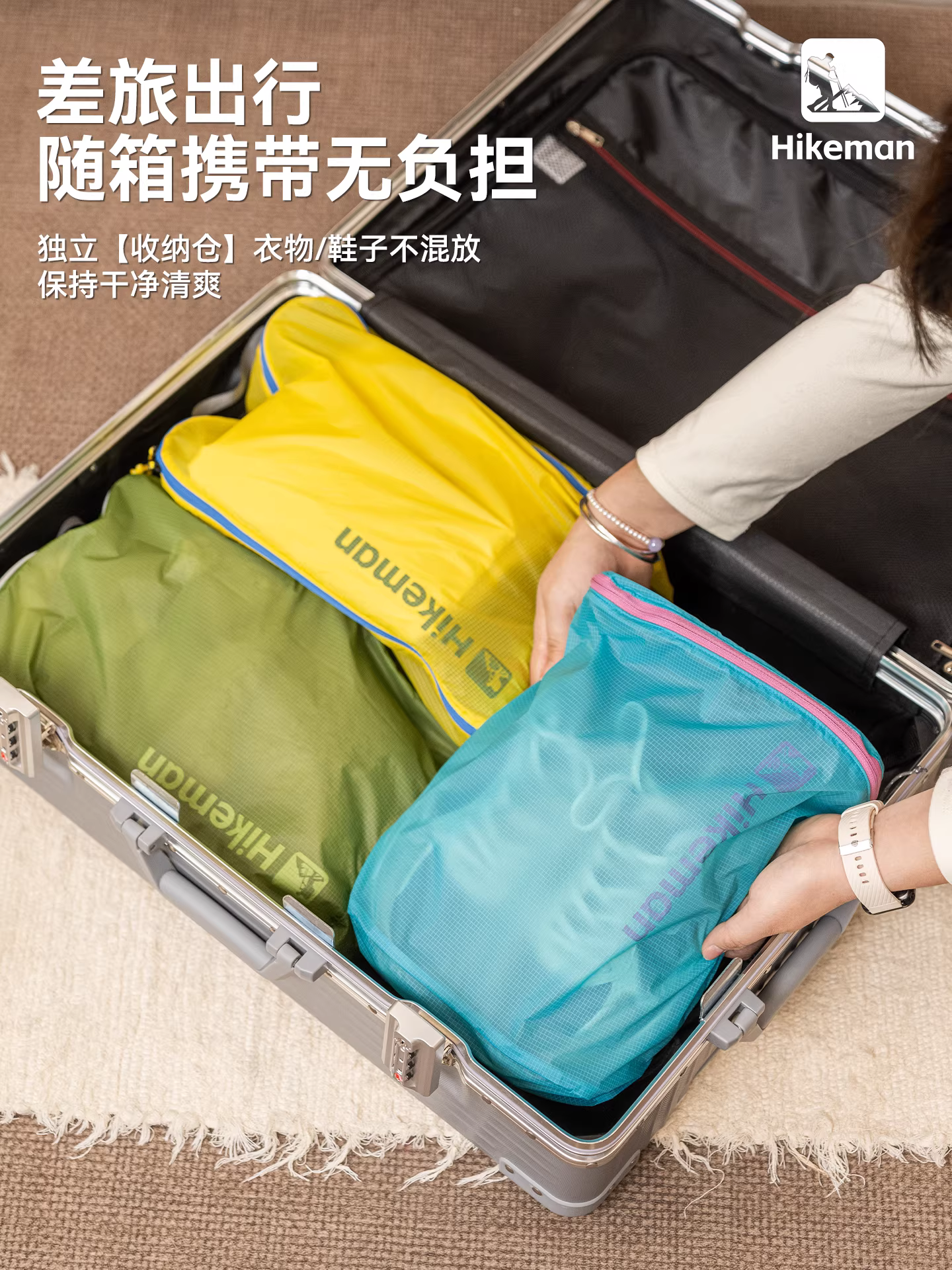 Túi đựng giày du lịch siêu nhẹ, chống bụi và chống thấm nước, túi đựng giày có lỗ mở lớn, vali di động cho các chuyến công tác, túi đựng giày để đóng gói