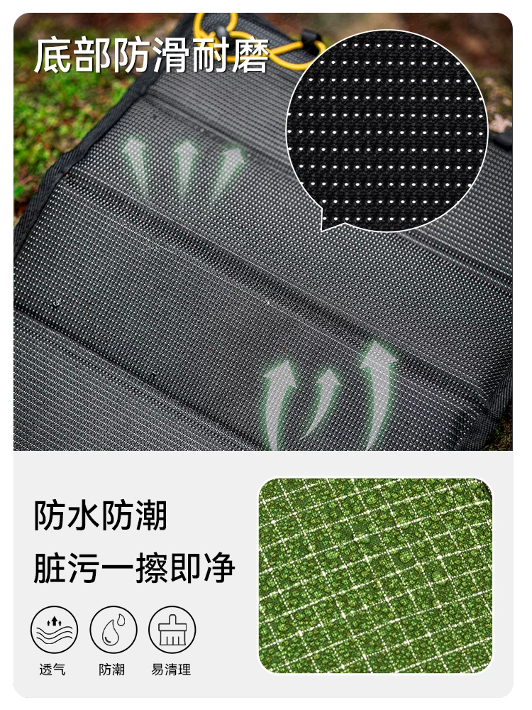 Thảm chống ẩm có thể gập lại ngoài trời, đệm đi bộ đường dài và leo núi không thấm nước, đệm dày di động khi cắm trại trong lễ hội âm nhạc, làm mát và chống bụi bẩn.