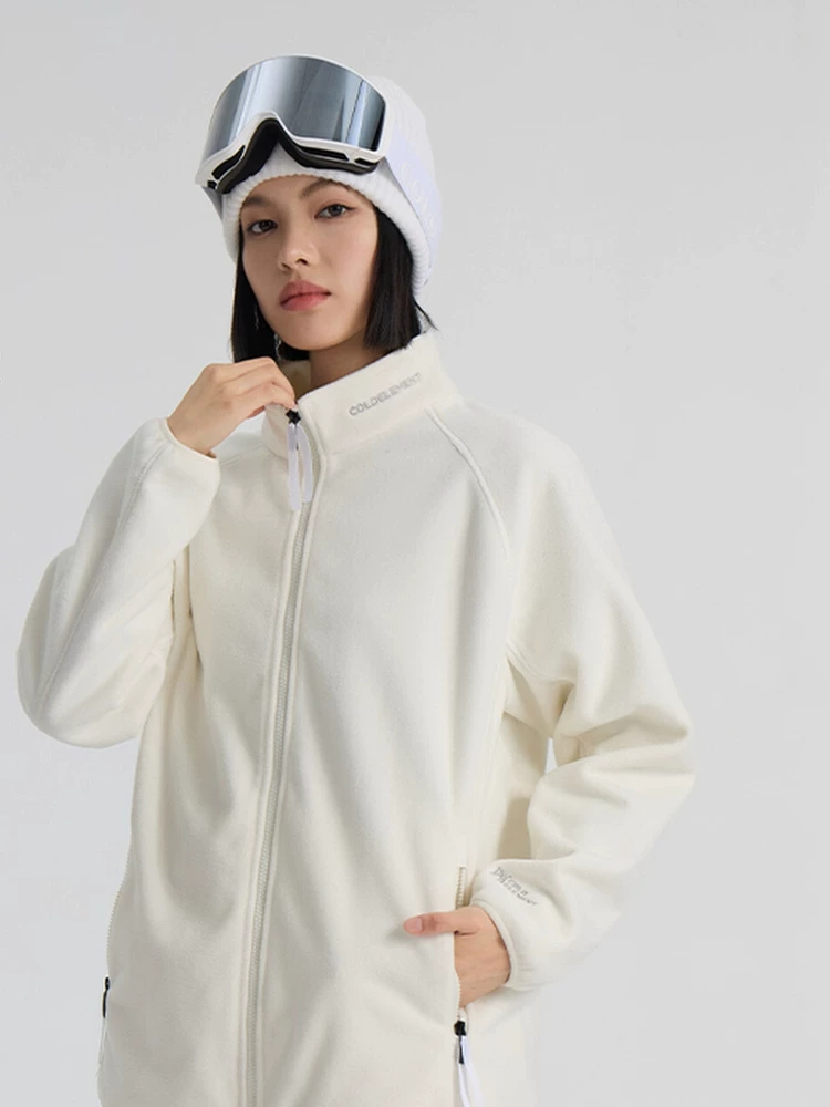 Áo khoác lông cừu cực mềm mại Coldelement dành cho nữ, lớp lót giữ ấm mùa đông cho nam khi đi trượt tuyết