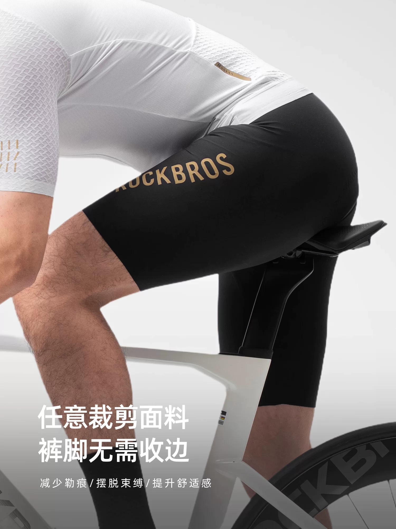Quần short đi xe đạp Rock Brothers Double Arrow Bib Quần short nam mùa hè thoáng khí Thiết bị quần áo đi xe đạp