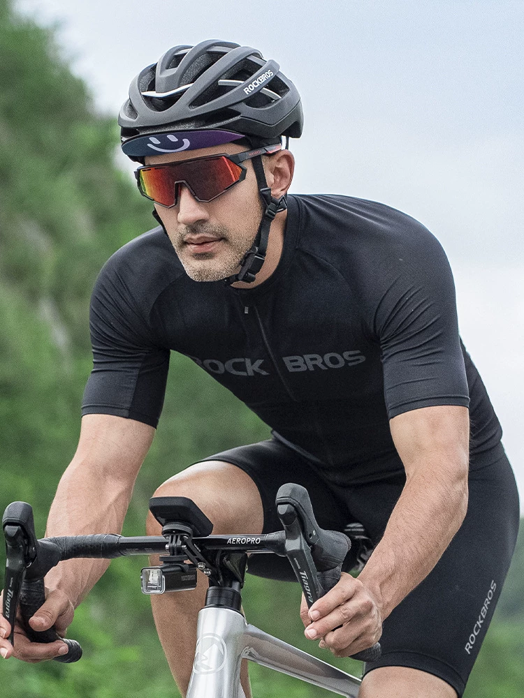Mũ đi xe đạp ROCKBROS mũ thể thao ngoài trời chống nắng mũ xe đạp đường bộ thiết bị thấm hút mồ hôi