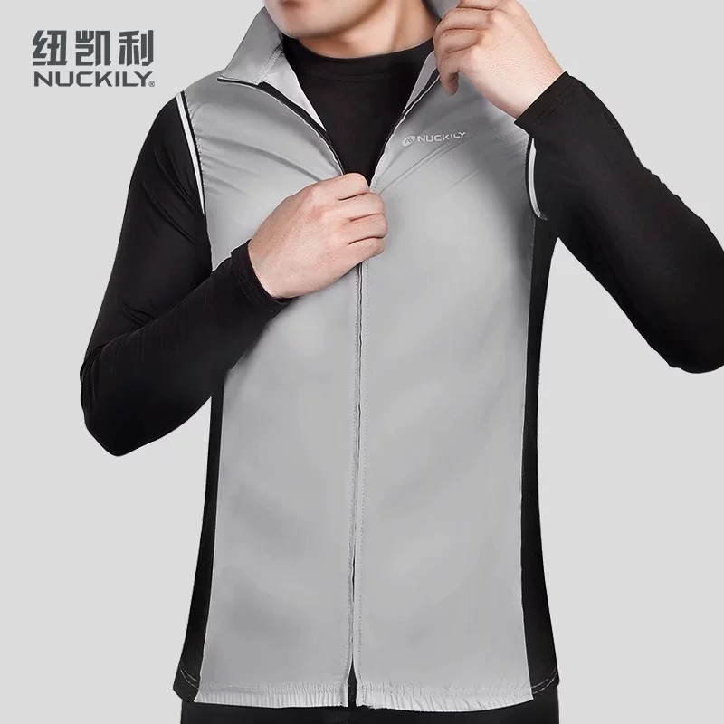 Áo khoác đi xe đạp chống gió mùa xuân, mùa thu và mùa hè, áo gió, xe đạp leo núi nam và nữ, xe đạp đường trường, áo không tay phản quang