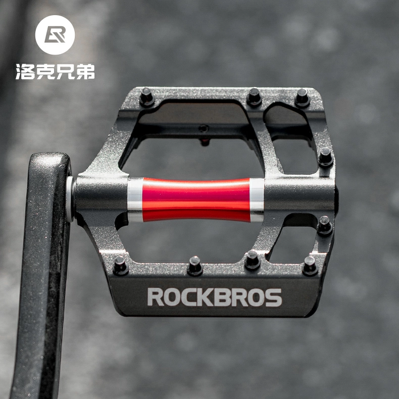 Rock Brothers xe đạp xe đạp leo núi bàn đạp hợp kim nhôm bàn đạp mang phụ kiện bàn đạp xe đạp chống trượt