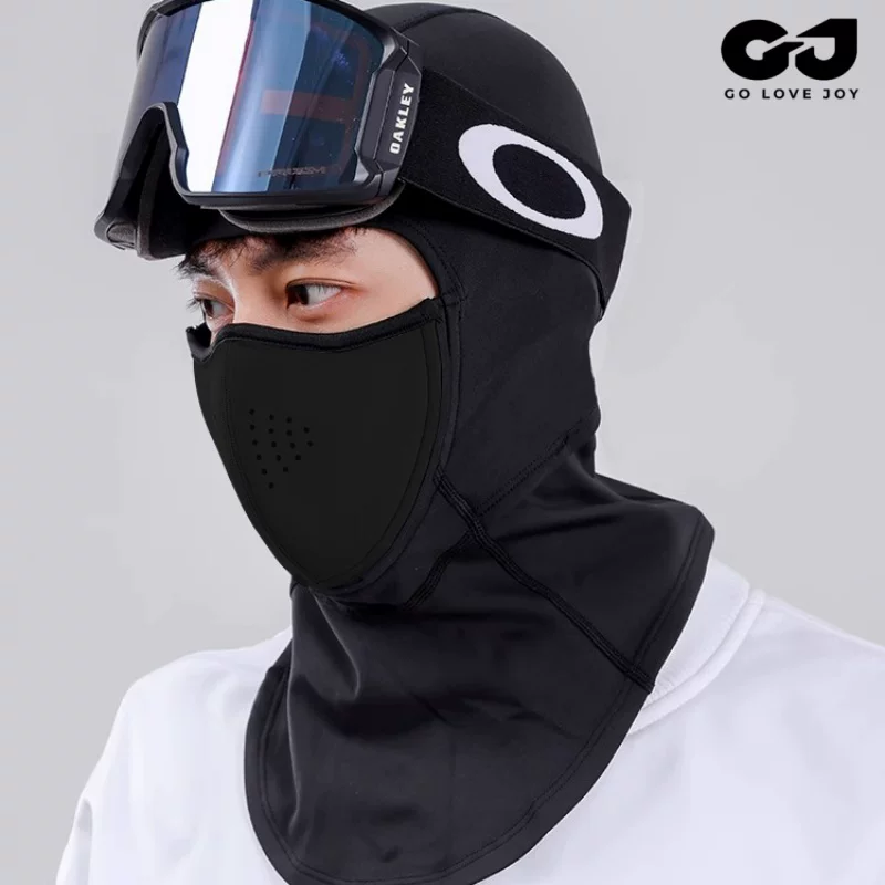 Mặt nạ trượt tuyết từ tính, mũ trùm đầu ấm áp, đồ bảo hộ đi xe đạp chống gió và chống lạnh mùa thu đông cho nam và nữ, đồ bảo hộ trượt tuyết đặc biệt