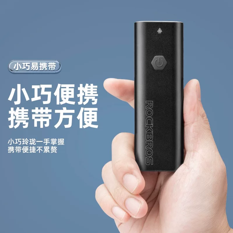 Đèn trước xe đạp Rock Brothers để đi xe đạp ban đêm, đèn pin mạnh, có thể sạc lại bằng USB, dành cho xe đạp leo núi và xe đạp đường trường.