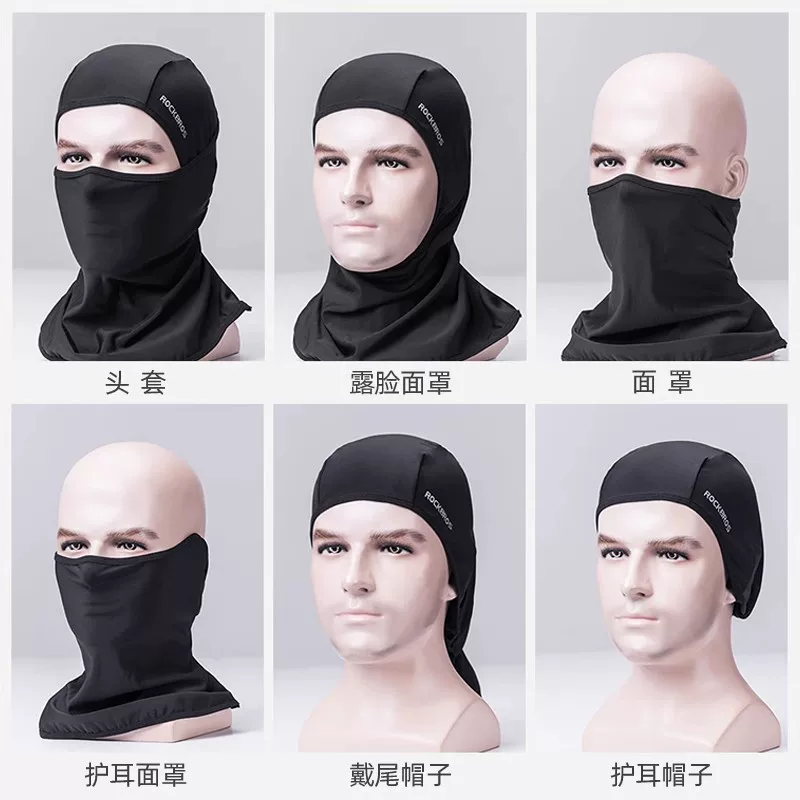 Mặt nạ lụa đá Rock Brothers mùa hè, chống gió và nắng, mũ bảo hiểm dành cho nam và nữ, đi xe máy, xe đạp, che kín mặt