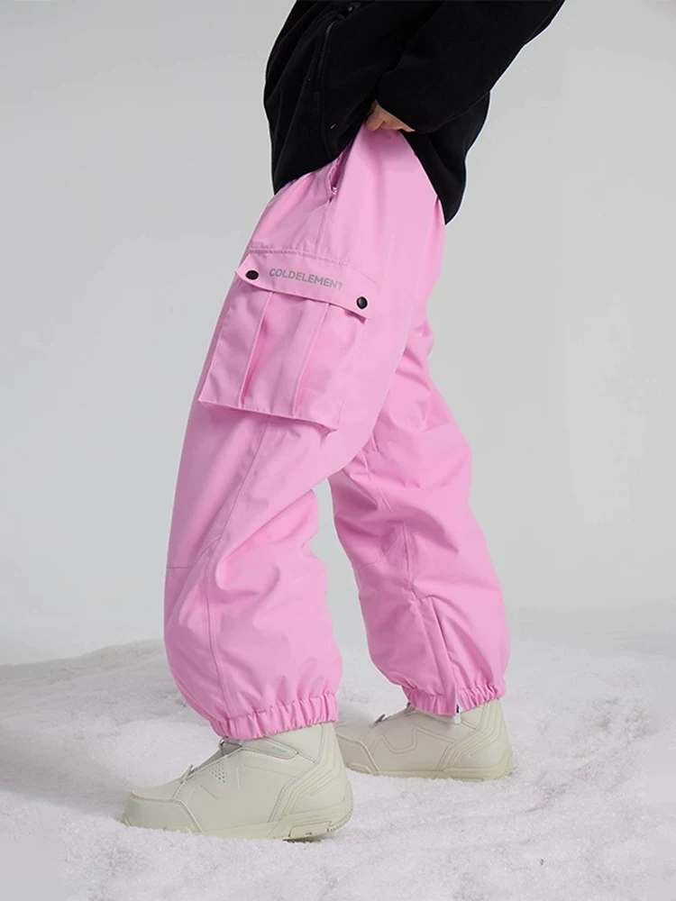 Quần trượt tuyết nữ Coldelement3L chống thấm nước, rộng rãi, dày dặn, chống mài mòn, chuyên nghiệp, dành cho trượt ván đôi