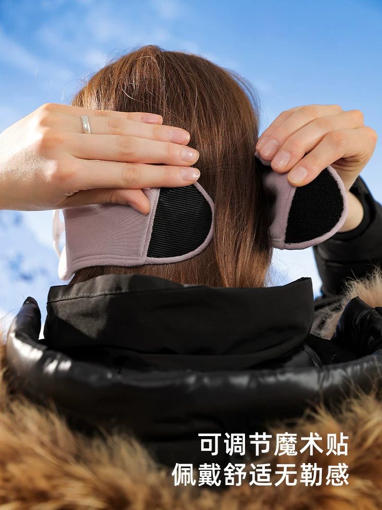 Khăn bịt tai giữ ấm mùa đông cho nam và nữ, bảo vệ tai dày dặn, bịt tai cách âm, chạy bộ, đạp xe, khăn trùm đầu chống gió và chống lạnh cho xe máy