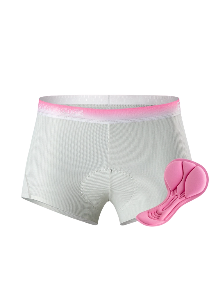 Quần lót đi xe đạp Rock Brothers dành cho nữ, quần short đi xe đạp leo núi và xe đạp đường trường, quần short thể thao đạp xe thể dục có đệm.