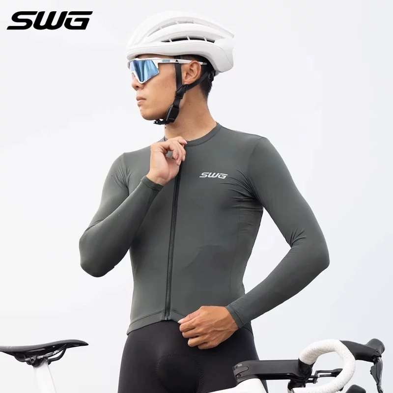 Áo thể thao đạp xe leo núi dài tay, nhanh khô, thoáng khí SWG Mingsheng mùa xuân hè dành cho nam