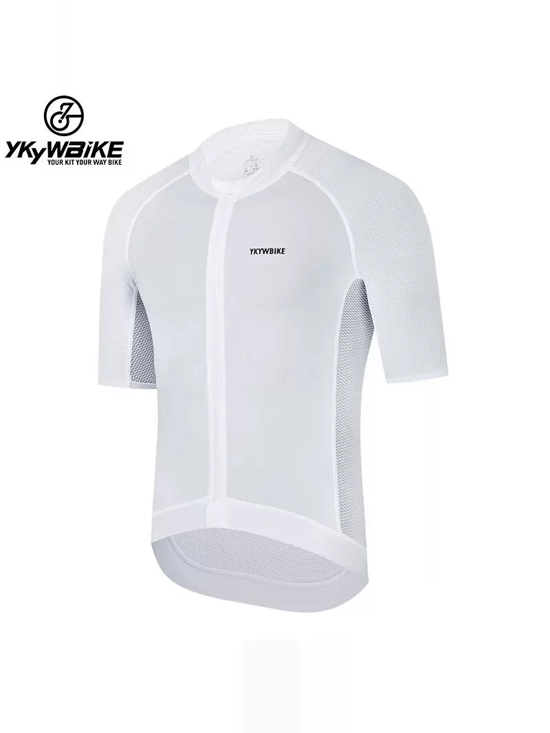 Áo đi xe đạp ngắn tay YKYWBIKE dành cho nam, áo thể thao đi xe đạp đường trường mùa hè nhanh khô, thiết bị đi xe đạp