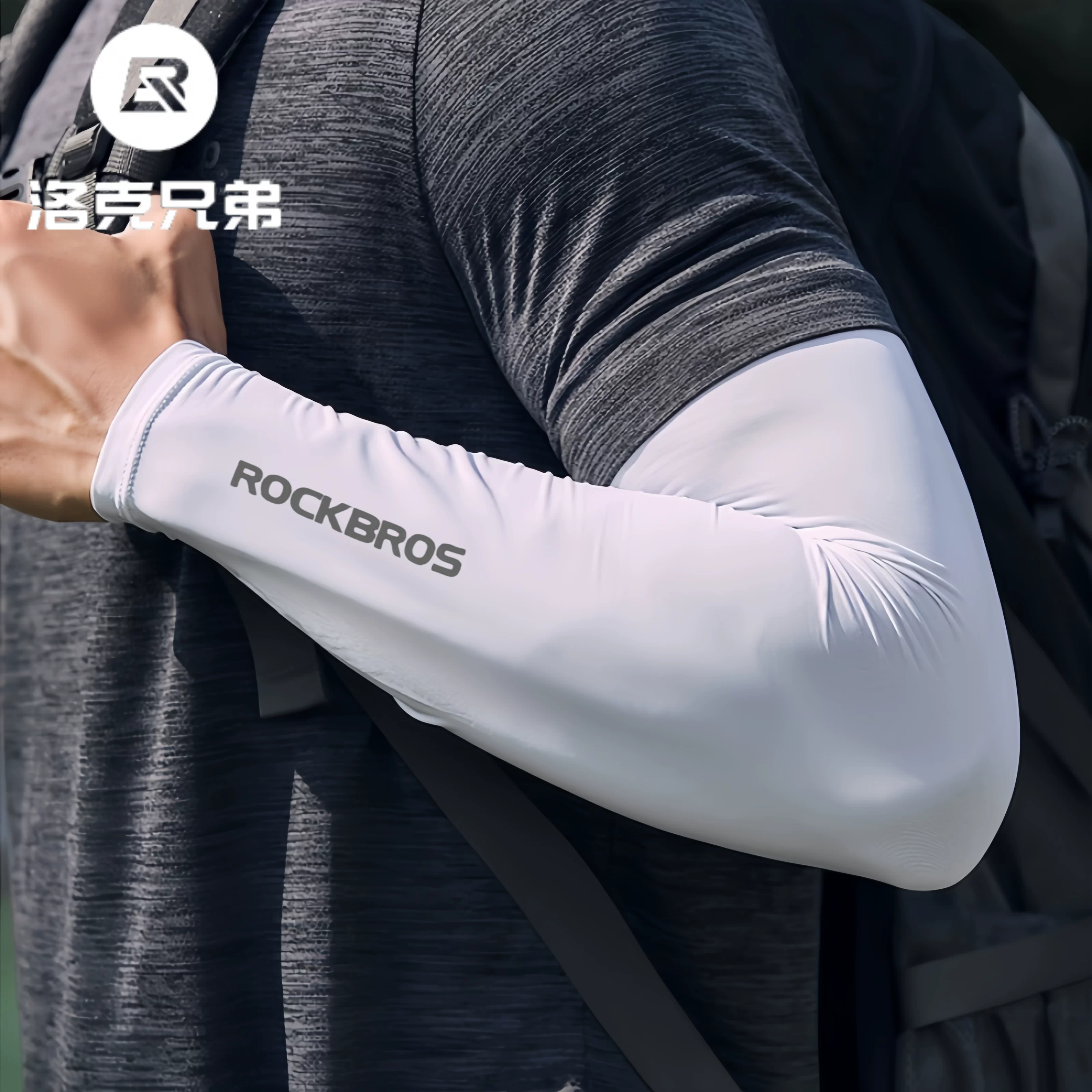 Găng tay chống nắng cho nam và nữ của Rock Brothers, Găng tay chống nắng mùa hè, Câu cá ngoài trời, Đi xe đạp, Găng tay bảo vệ cánh tay khi lái xe có lỗ cho ngón tay