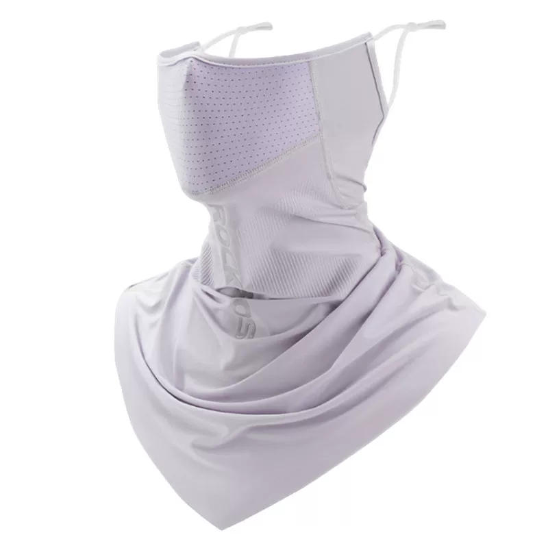 Khăn che mặt chống nắng toàn mặt Rock Brothers, mùa hè, chống tia UV, dùng khi đạp xe, khăn quàng cổ bằng vải lụa đá, bảo vệ cổ, che nắng