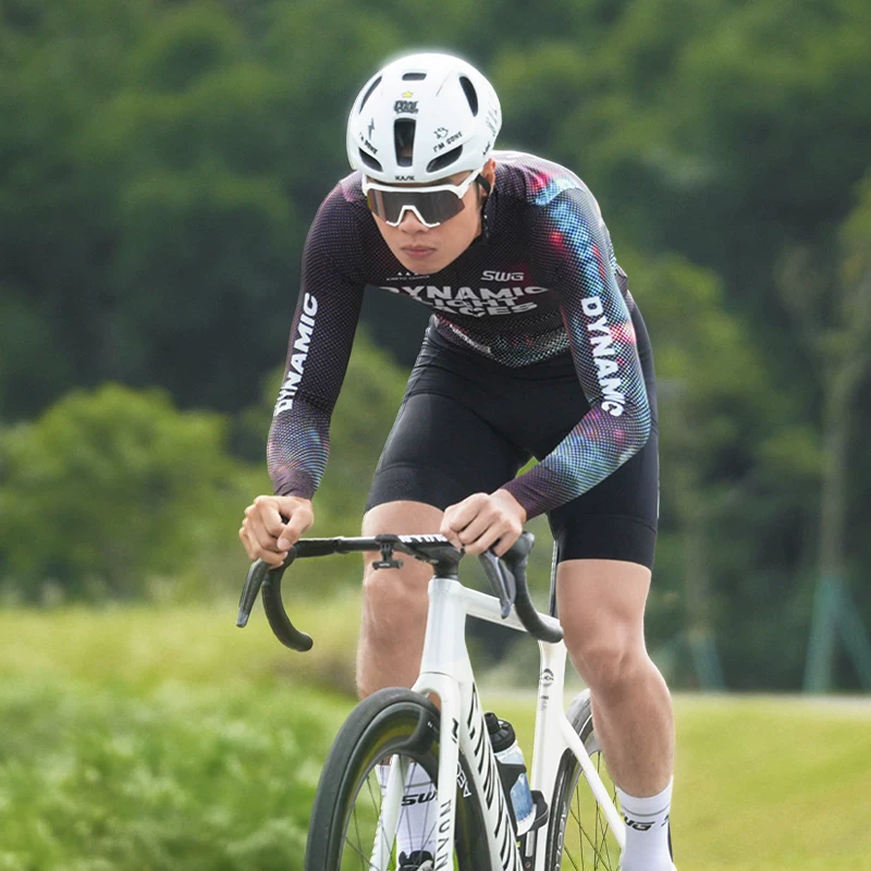 Áo thể thao đạp xe SWG Mingsheng dài tay, co giãn cao, thoáng khí, dành cho xe đạp leo núi, đường trường, nhanh khô.