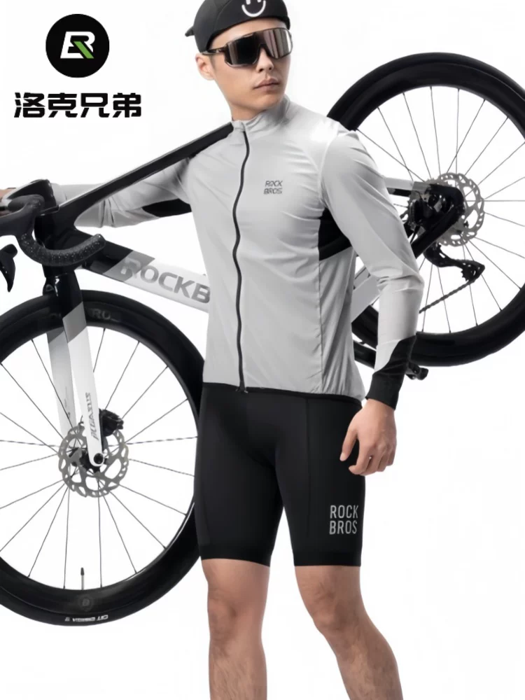 Áo khoác gió đi xe đạp Rock Brothers Áo khoác đi xe đạp chống gió chống nắng dài tay xe đạp đường trường nhanh khô thoáng khí mùa xuân hè