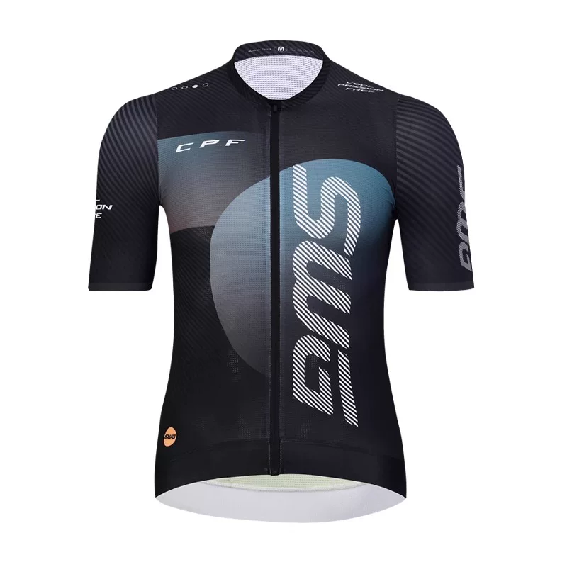 Áo thun nam đi xe đạp SWG ngắn tay mùa hè co giãn cao thoáng khí mùa thu đi xe đạp đường trường áo ôm sát dòng Yu Chen