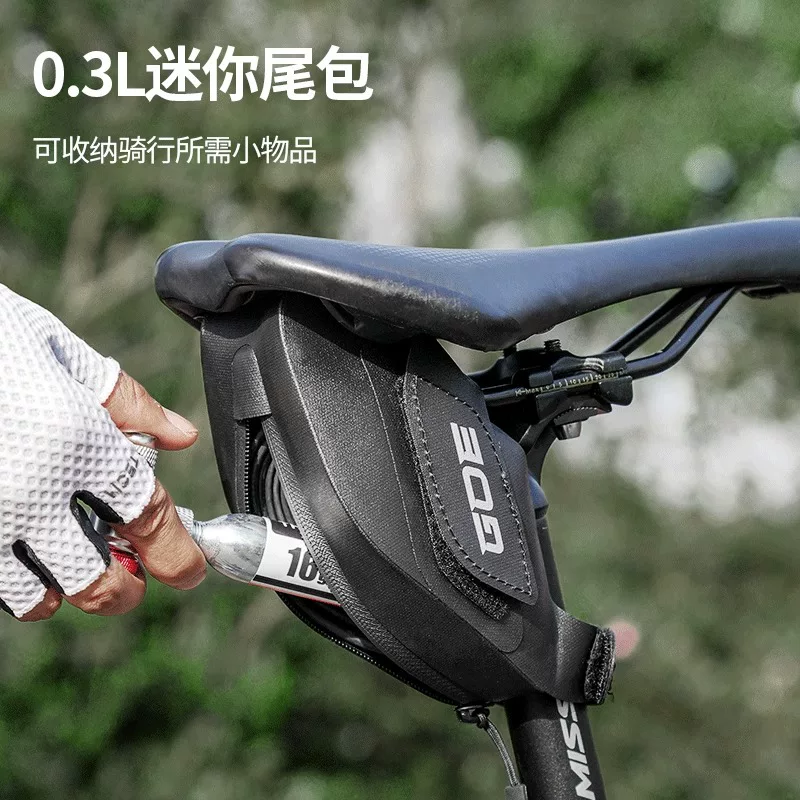 Túi đựng đồ xe đạp GOE chống nước, phản quang, gấp gọn, túi yên xe đạp đường trường, xe đạp leo núi, túi yên sau, thiết bị đạp xe